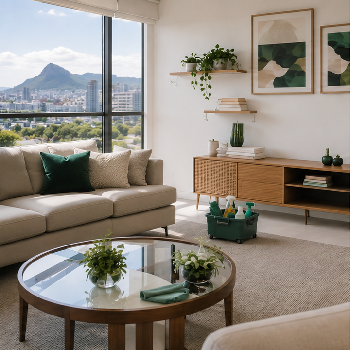 Placeholder para foto de limpeza residencial